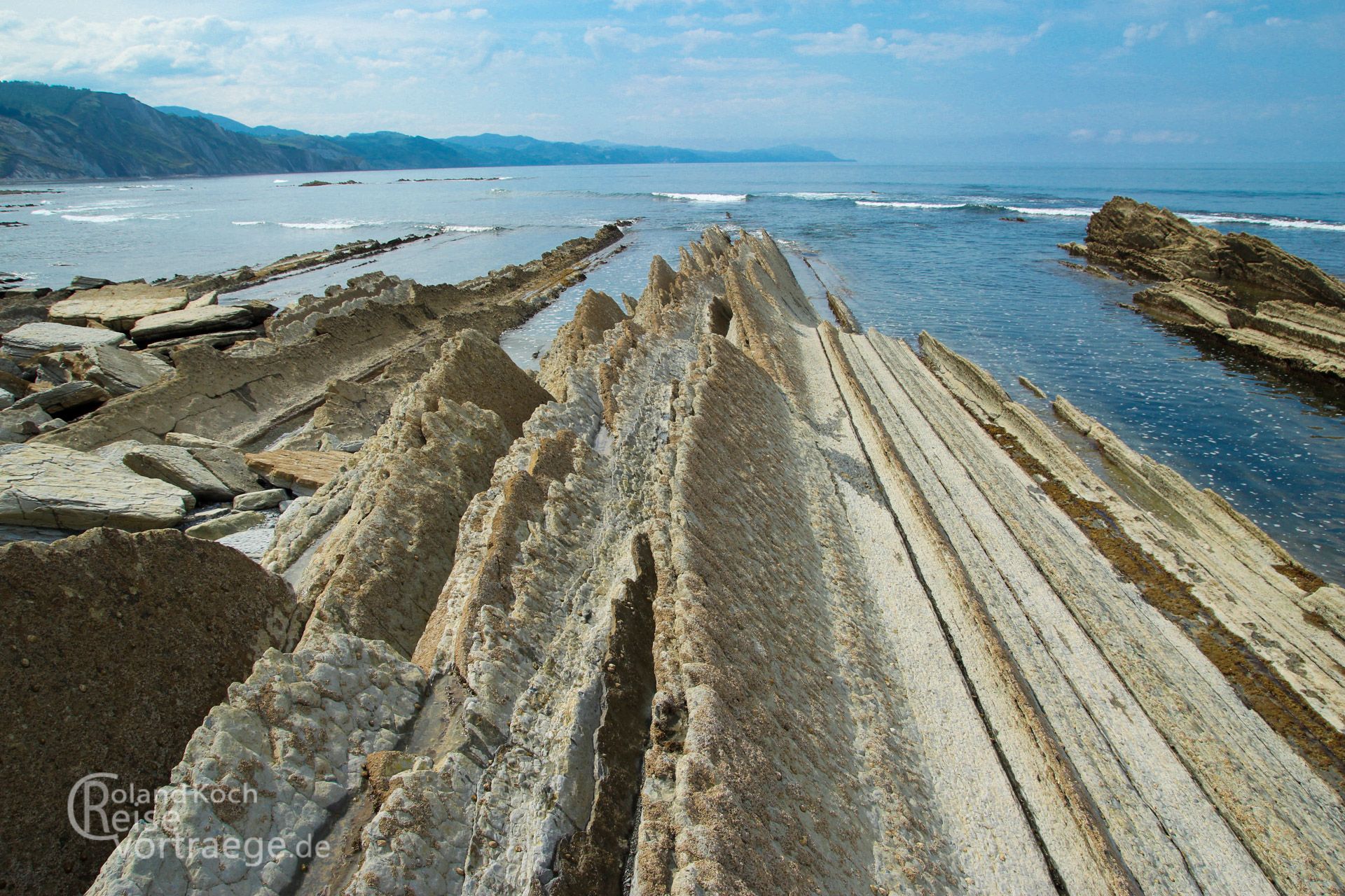 Spanien - Baskenland - Ebbe am Flysch von Zumaia